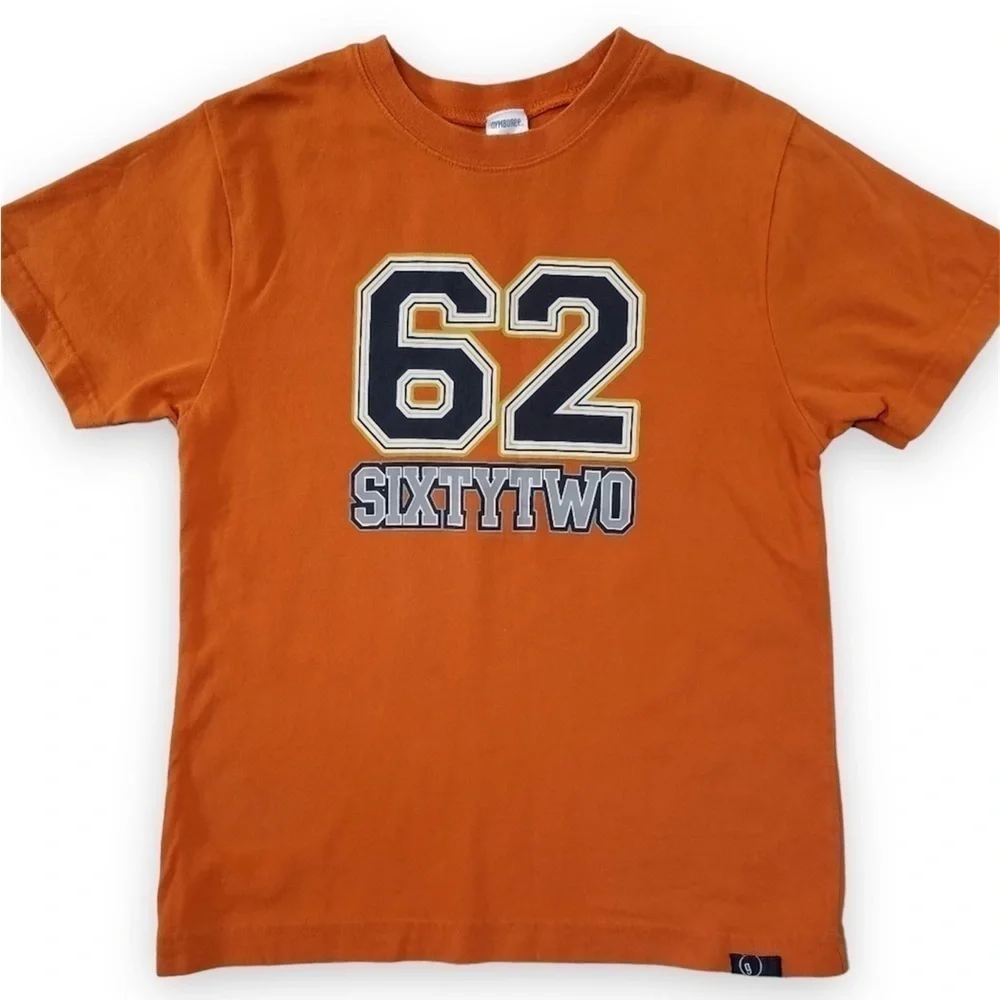 Gymboree Orange Sporty T-Shirt 62 Sixty-Two‎ Boys 8